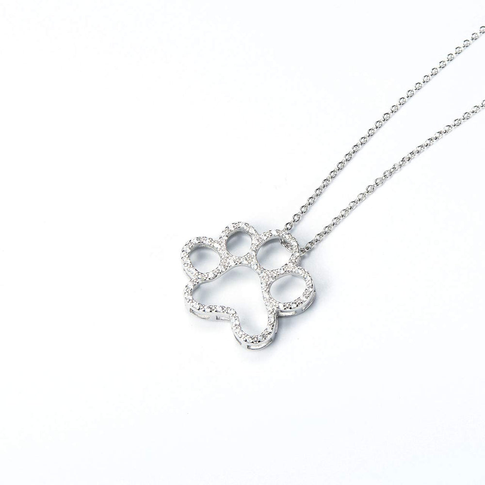 ONEFINITY pendentif patte chat en argent, bijou délicat pour femme.