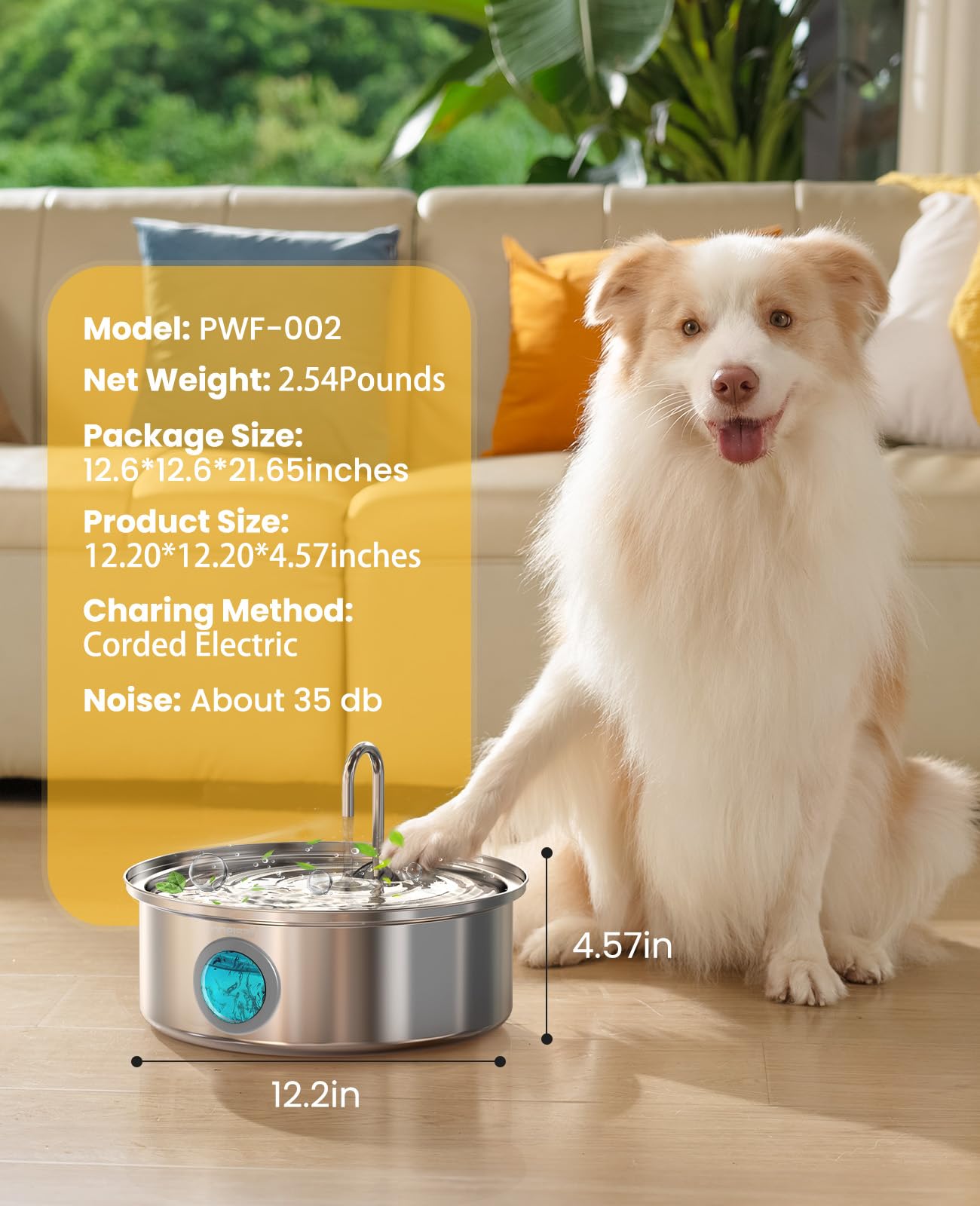 Oneisall base stable pour chiens et chats, anti-renversement.