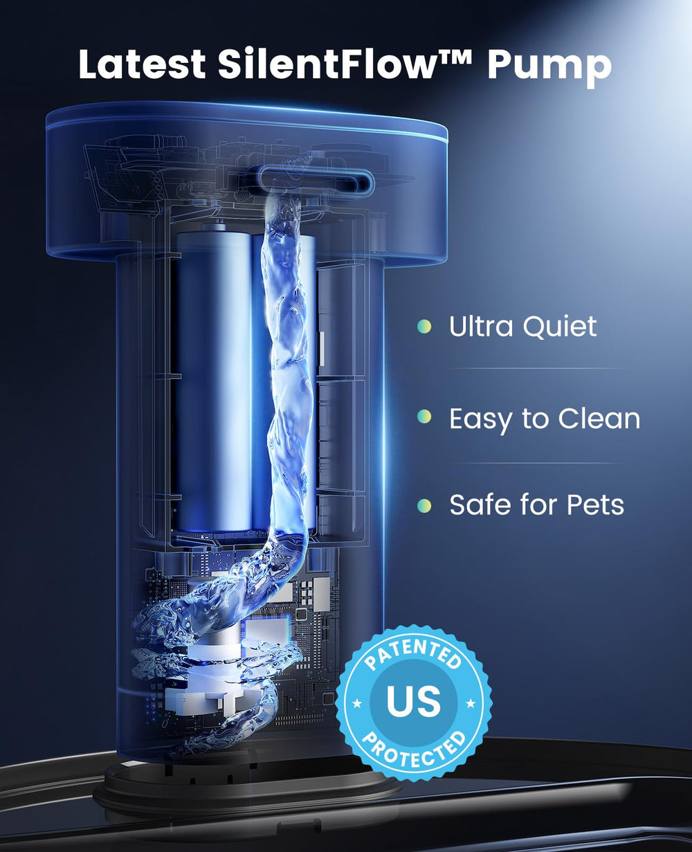 Oneisall pompe silent-flow pour fontaine chat fonctionnement silencieux