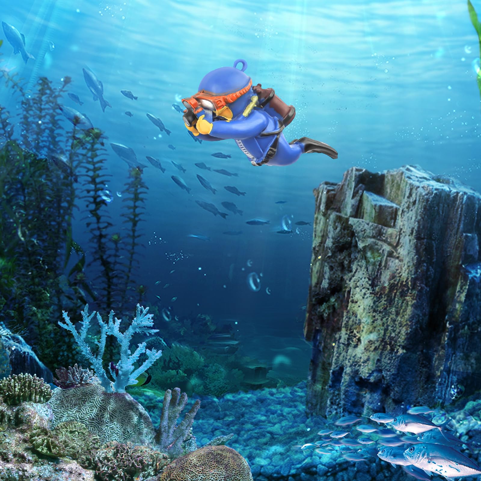 onesimcr accessoire aquarium poisson décoratif pour l’esthétique du bac.