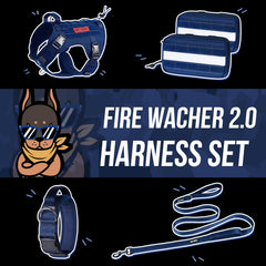 ONETIGRIS harnais MOLLE bleu M, espace pour accessoires et identification.