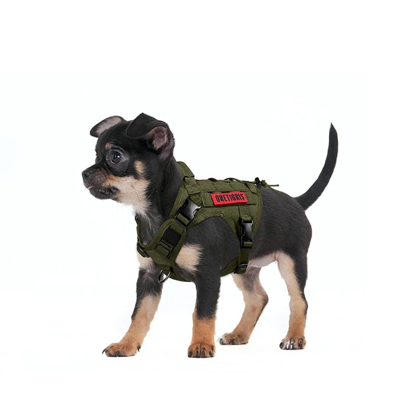 OneTigris harnais chien tactique boucles rapides, mise en place rapide et fiable.