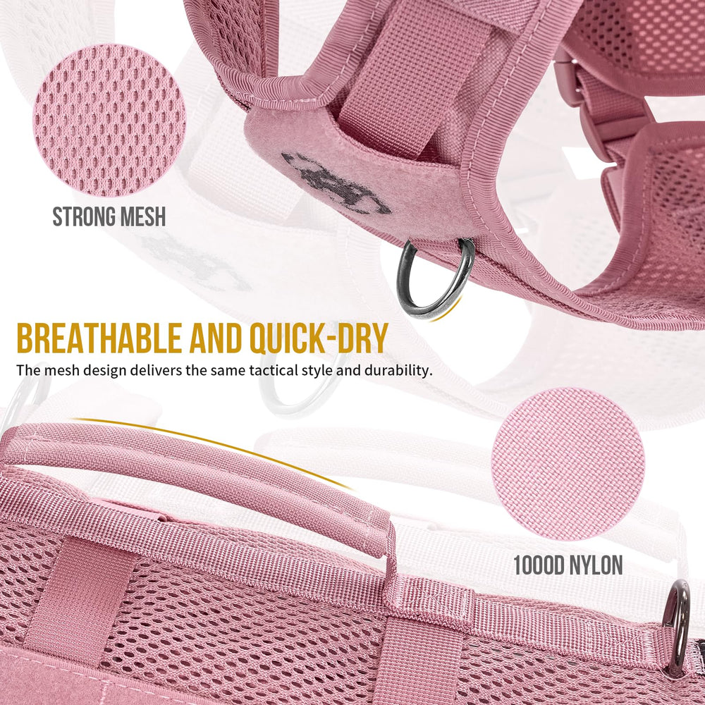 OneTigris harnais en maille respirante, flux d air optimal lors des promenades.