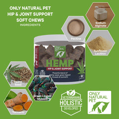Friandises hip et joint Only Natural Pet soutiennent la mobilité au quotidien