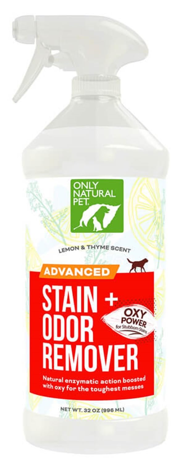 Only Natural Pet detache-taches-odeurs, bouteille prête à l’emploi.