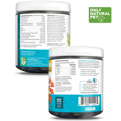 Only Natural Pet EasyDefense Bites, texture bacon, bouchée souple pour prévenir les parasites.