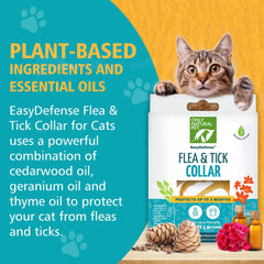 Only Natural Pet EasyDefense collier-chat anti-tiques pour une protection efficace.