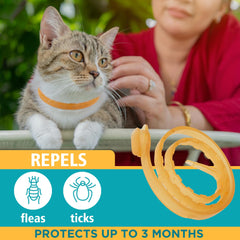 Only Natural Pet EasyDefense collier-chat emballage et notice pour installation facile.