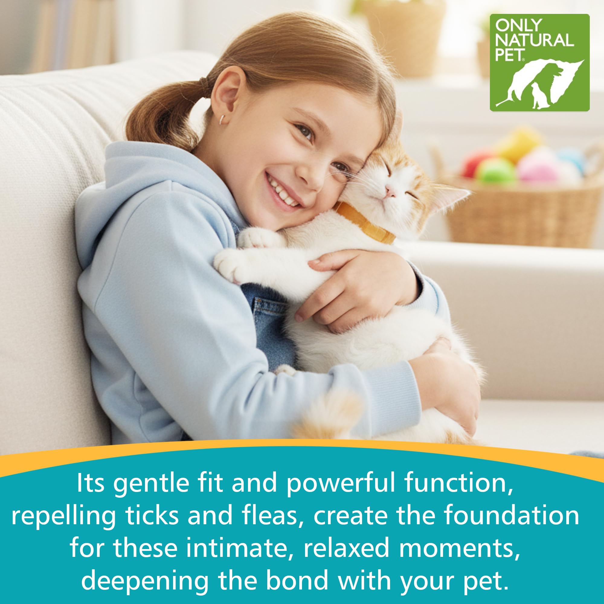 Only Natural Pet EasyDefense collier-chat ingrédients-naturels possibles pour un choix sain.