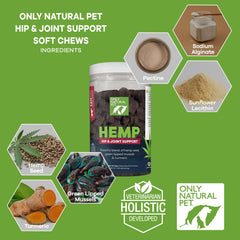 Only Natural Pet – Friandises à mâcher pour articulations, potentiel de mobilité.