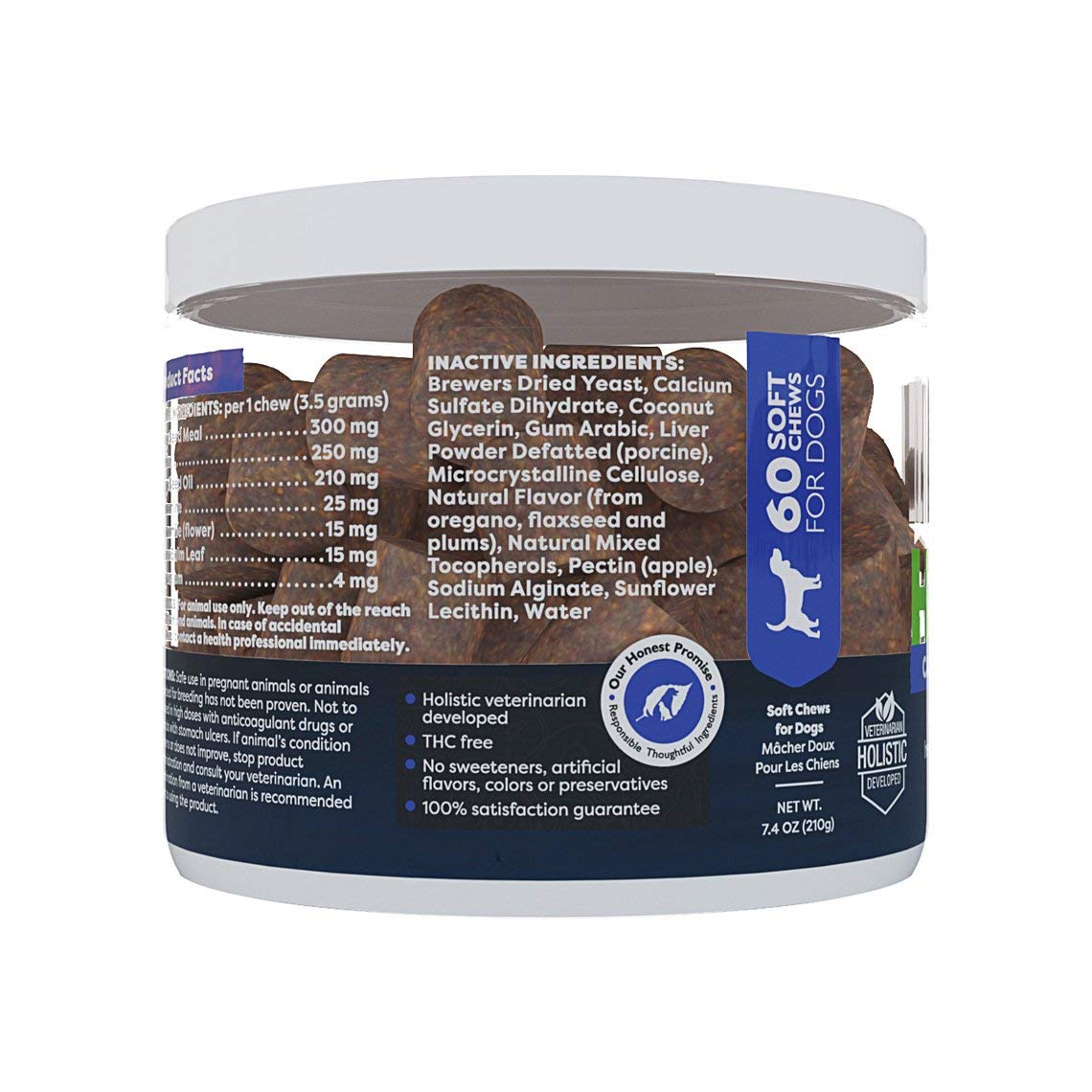 Only Natural Pet – friandises molles pour relaxation canine.