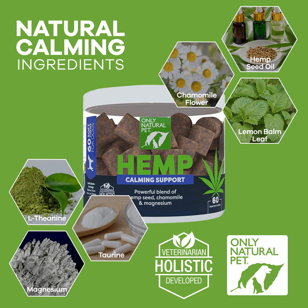 Only Natural Pet – friandises pour stress en voiture.
