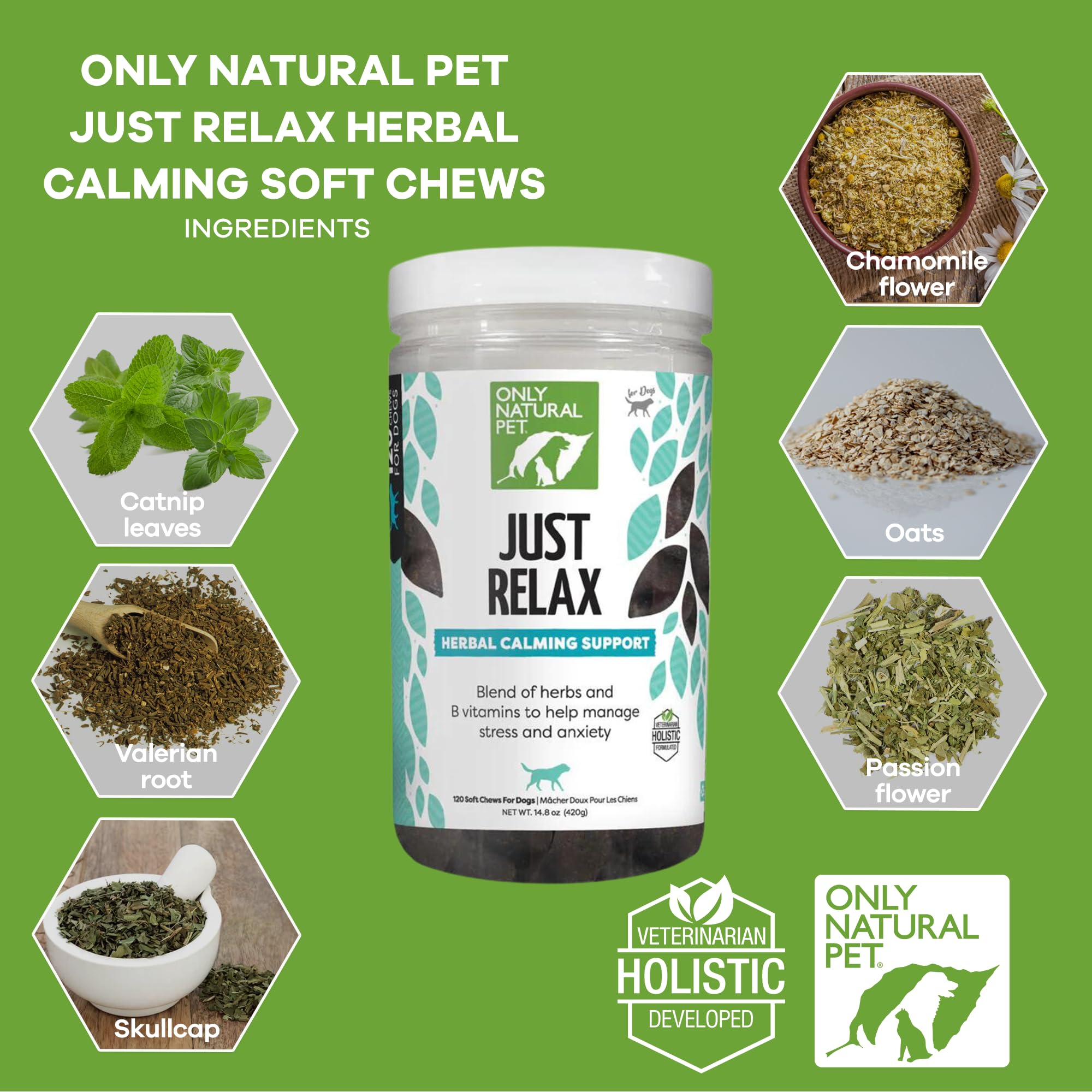 Gommes molles saveur bacon de Just Relax pour chien, faciles à doser au quotidien.