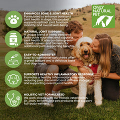 Only Natural Pet – Mélange d'acides gras pour le soutien des articulations et des tissus.