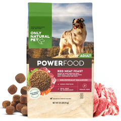Only Natural Pet PowerFood – sac-chien-viande-rouge: appétence élevée et pratique.