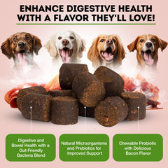 Only Natural Pet Probiotique texture moelleuse et facile a mâcher friandises.