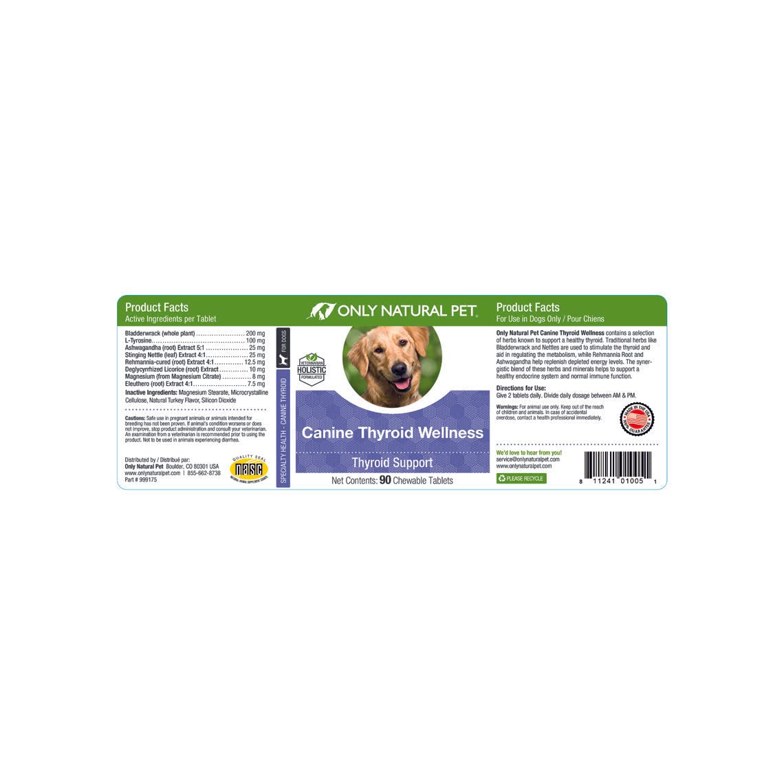 Only Natural Pet – routine simple, chien apprécie les comprimés à mâcher