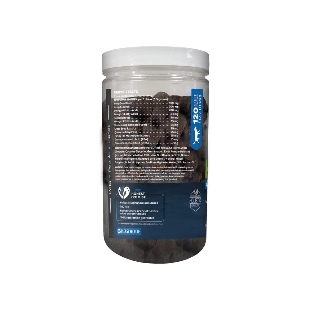 Only Natural Pet - soulagement potentiel des zones irritées et pelage sain.