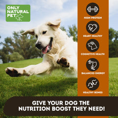 Only Natural Pet Toppers en sachets, duo pratique pour repas rapides