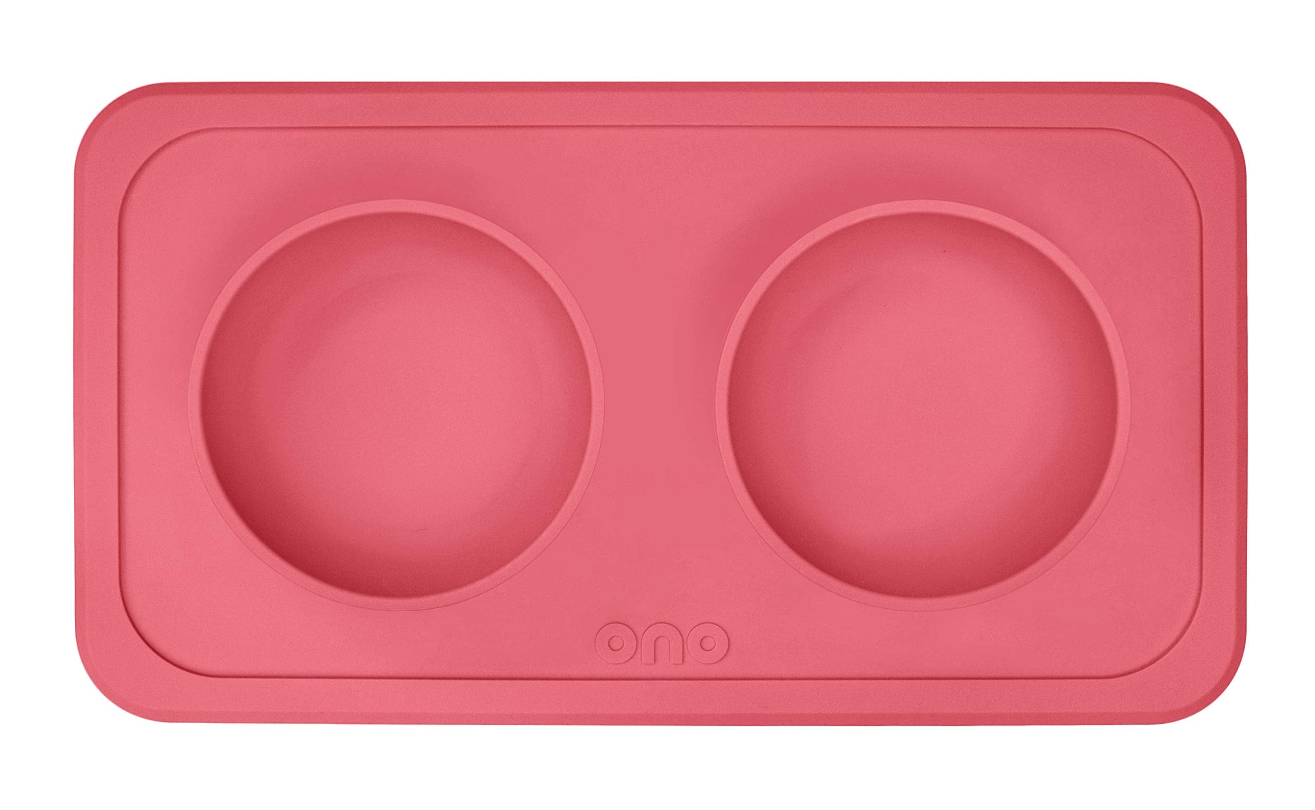 Bols inox Ono 16 oz corail, durables et faciles à nettoyer.