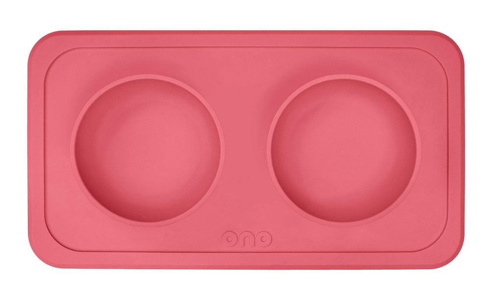 Bols inox Ono 16 oz corail, durables et faciles à nettoyer.