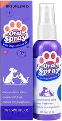 OntumLeafis: bouteille spray nettoyant dents, élimine les taches chez chats et chiens.