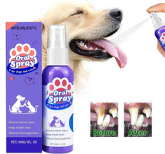 OntumLeafis: solution anti-taches dentaires pour chats et chiens visibles.