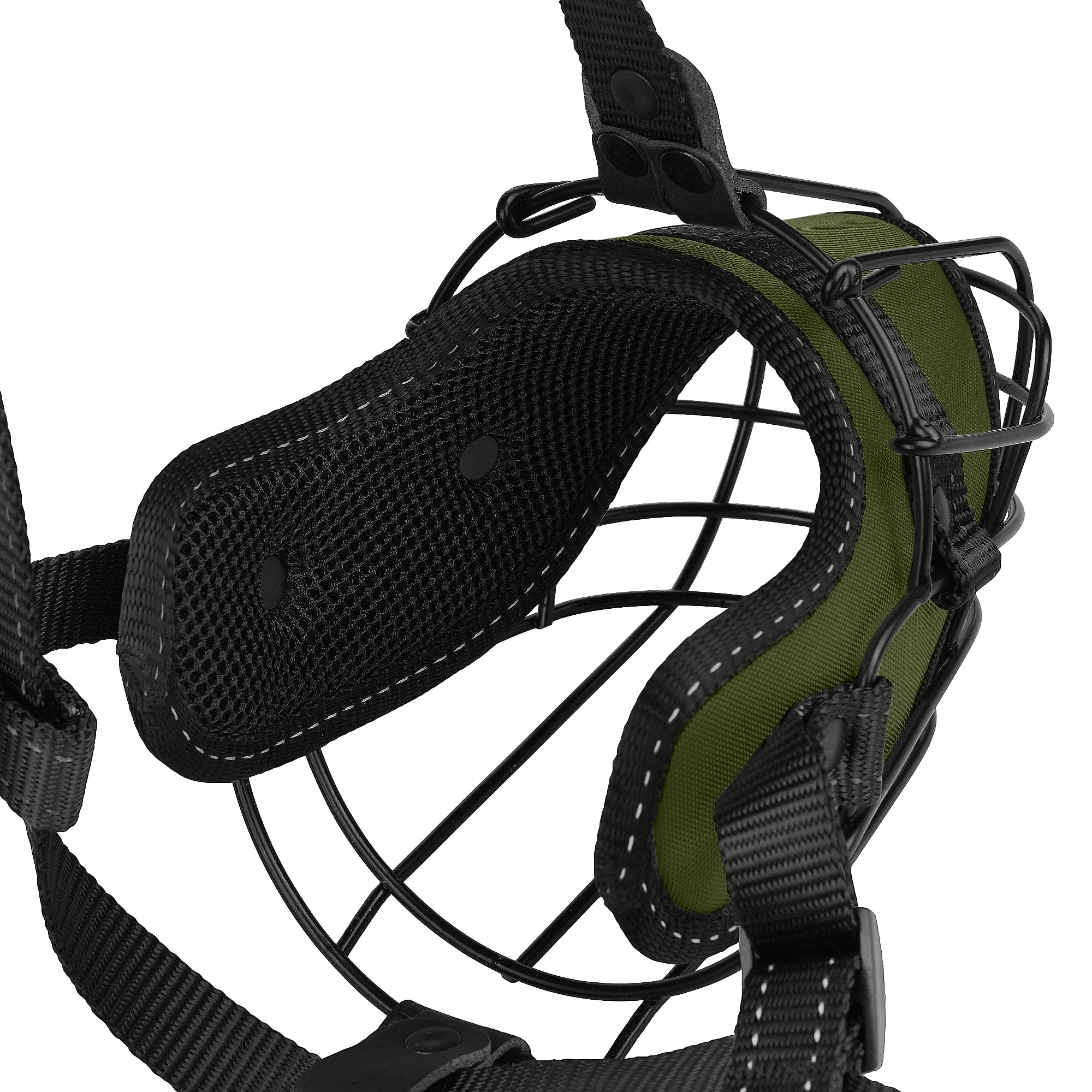 Matériaux durables et protection renforcée avec la muselière OOPSDOGGY.
