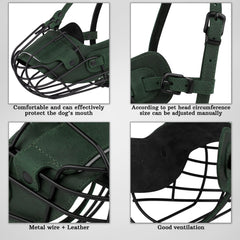 OOPSDOGGY lanière cuir réglable pour un ajustement sûr et confortable.