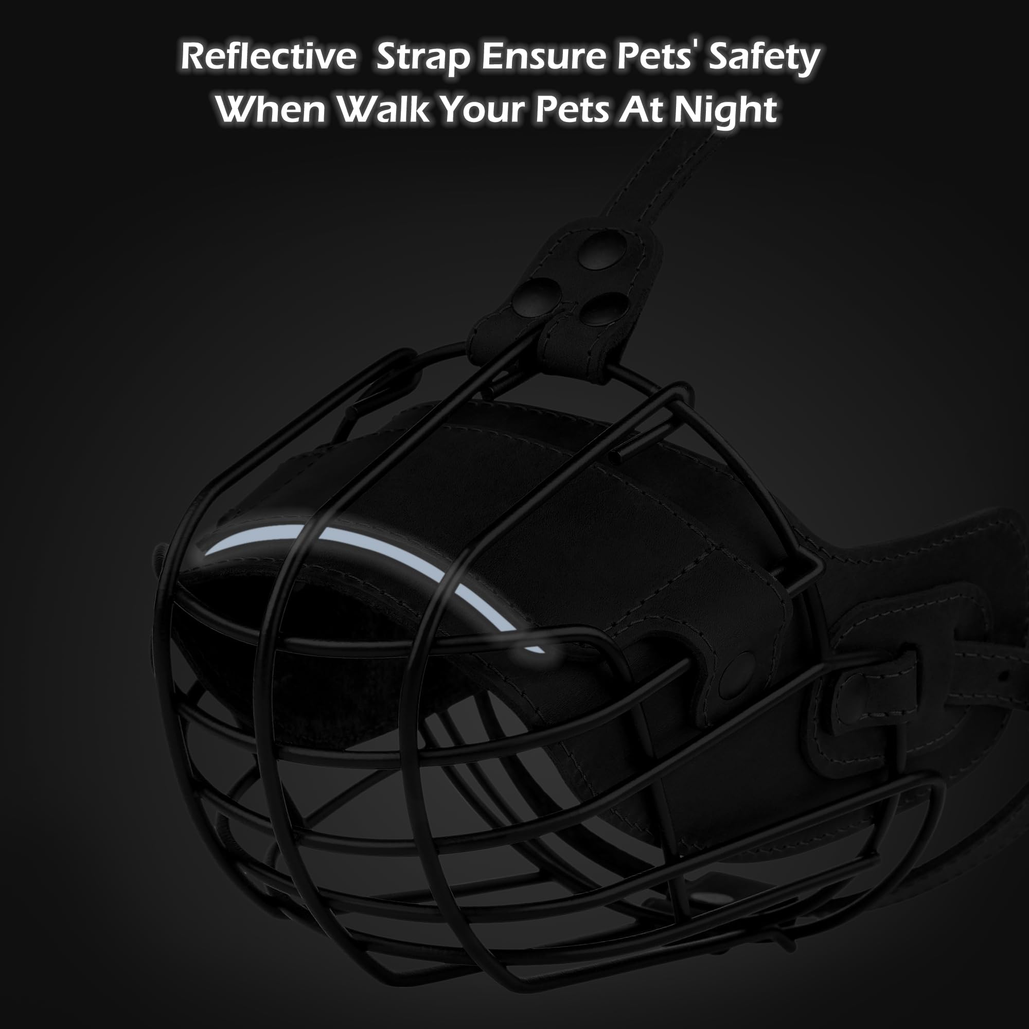 OOPSDOGGY maillage acier durable offre une protection fiable.