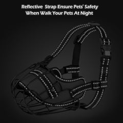 OOPSDOGGY Museau Pitbull grille métal – durabilité et sécurité