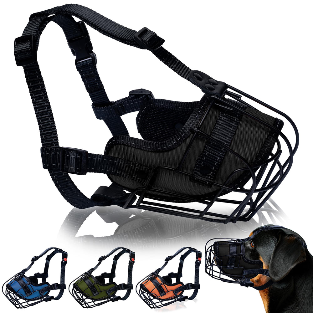 OOPSDOGGY museau-metallique Rottweiler-ventilation pour respiration aisée.