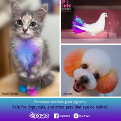OPAWZ: application couleur poil chien, application homogène.