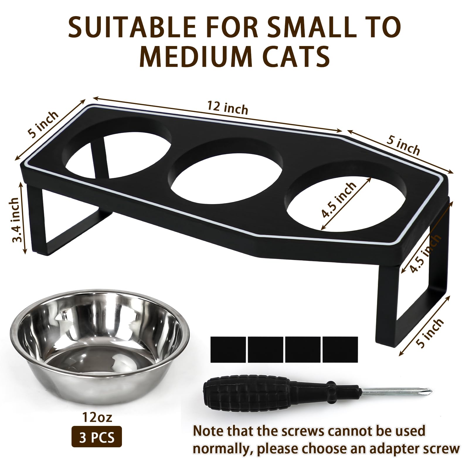 Bols en acier inox OPELETNNT respectent les moustaches lors du repas