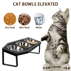 Bol chat élevé 12oz OPELETNNT, accès simple pour petites tailles