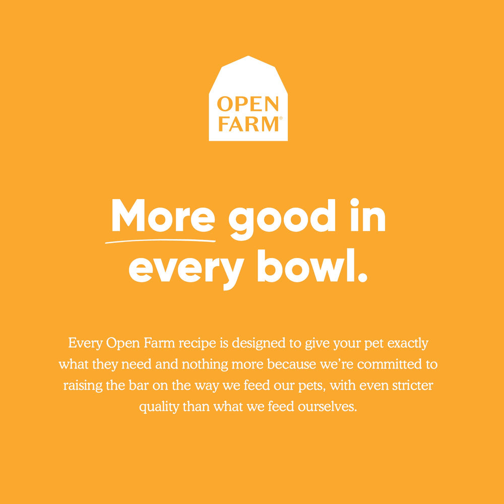 Open Farm bouillon d'os poulet – versement fluide pour arroser les plats.