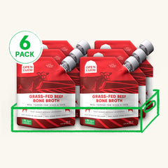Open Farm Bouillon Os – pour-chat et chien, repas savoureux et hydratant.