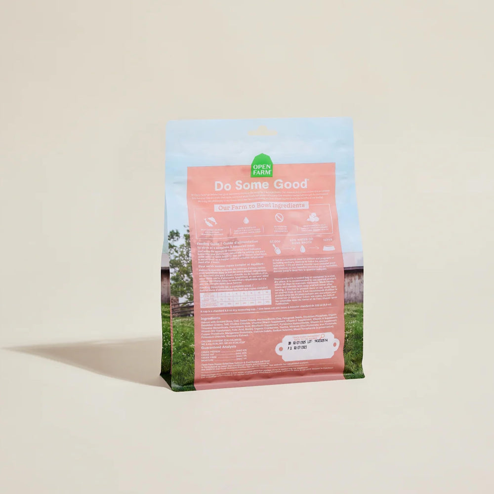 Open Farm: préparation rapide pour repas quotidien des chats actifs.