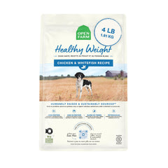 Open Farm sac croquettes chien Poids sain 4 lb protéines élevées.