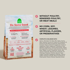 Open Farm formulation vétérinaire pour peau saine et pelage soyeux.