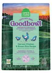 Open Farm Goodbowl ingrédients simples, sans antibiotiques ni hormones ajoutées.