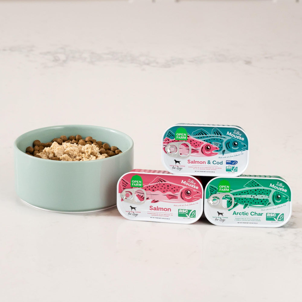 Open Farm repas complémentaire — mousse onctueuse à ajouter aux repas