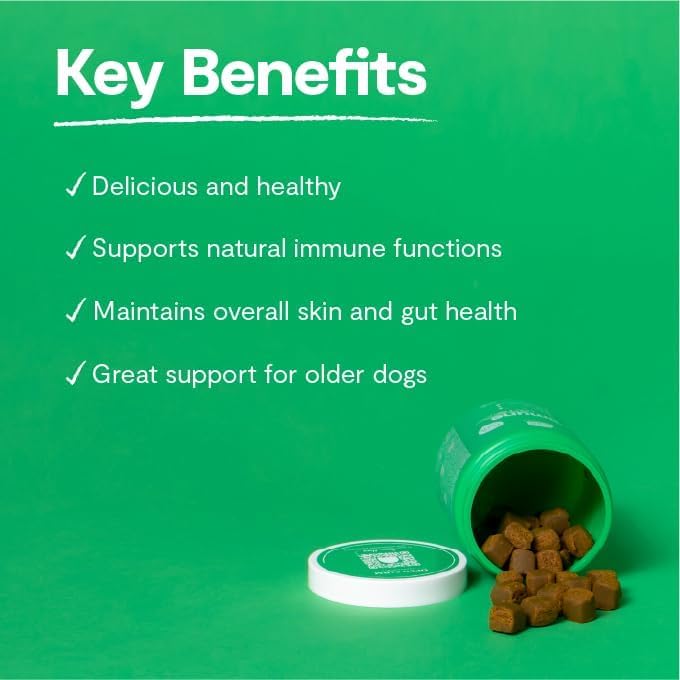 Open Farm Immune Chews: gommes moelleuses, soutien potentiel de l’immunité et de la peau.