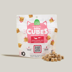Kitty Cubes Open Farm, oméga pour peau et pelage brillant.
