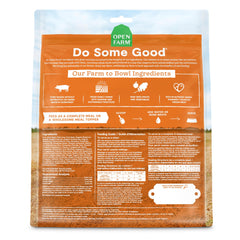 Open Farm legumes bio et superaliments lyophilisees: nutriments complets pour chien.