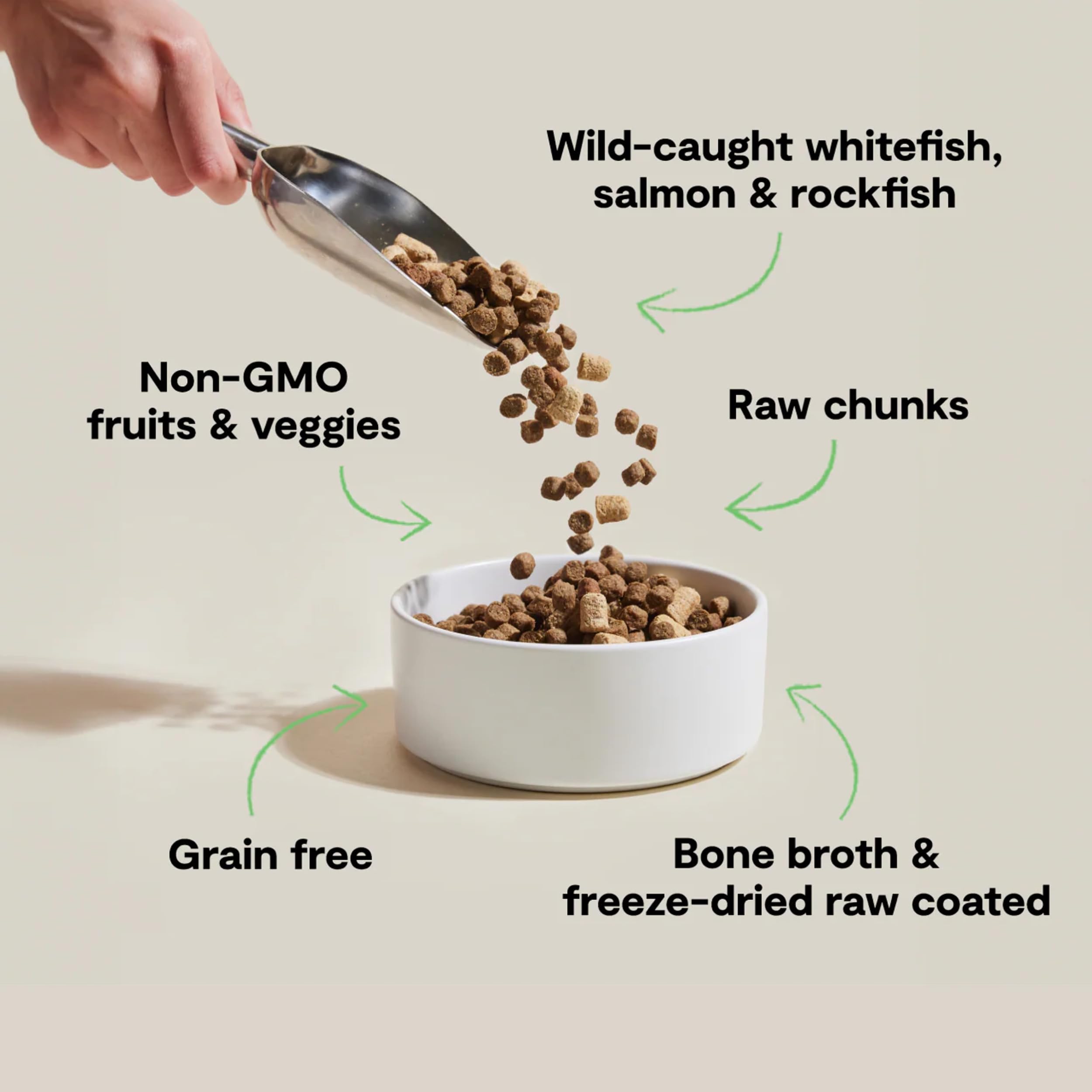 Open Farm RawMix Chat : bouillon d'os pour enrichir le repas et l'hydratation.