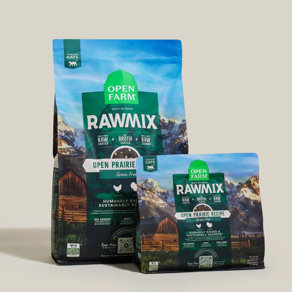 Open Farm RawMix chat – idéal pour chats d intérieur et extérieur, plus de flexibilité.