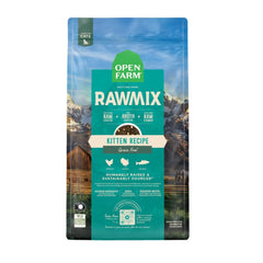 Open Farm RawMix croquettes pour chatons, texture croquante et saveur naturelle