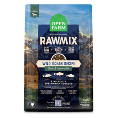 Open Farm RawMix croquettes chien sans céréales, alimentation protéinée naturelle.