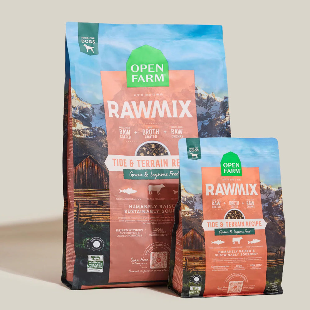 Open Farm RawMix repas ancestral prêt à servir, praticité au quotidien.